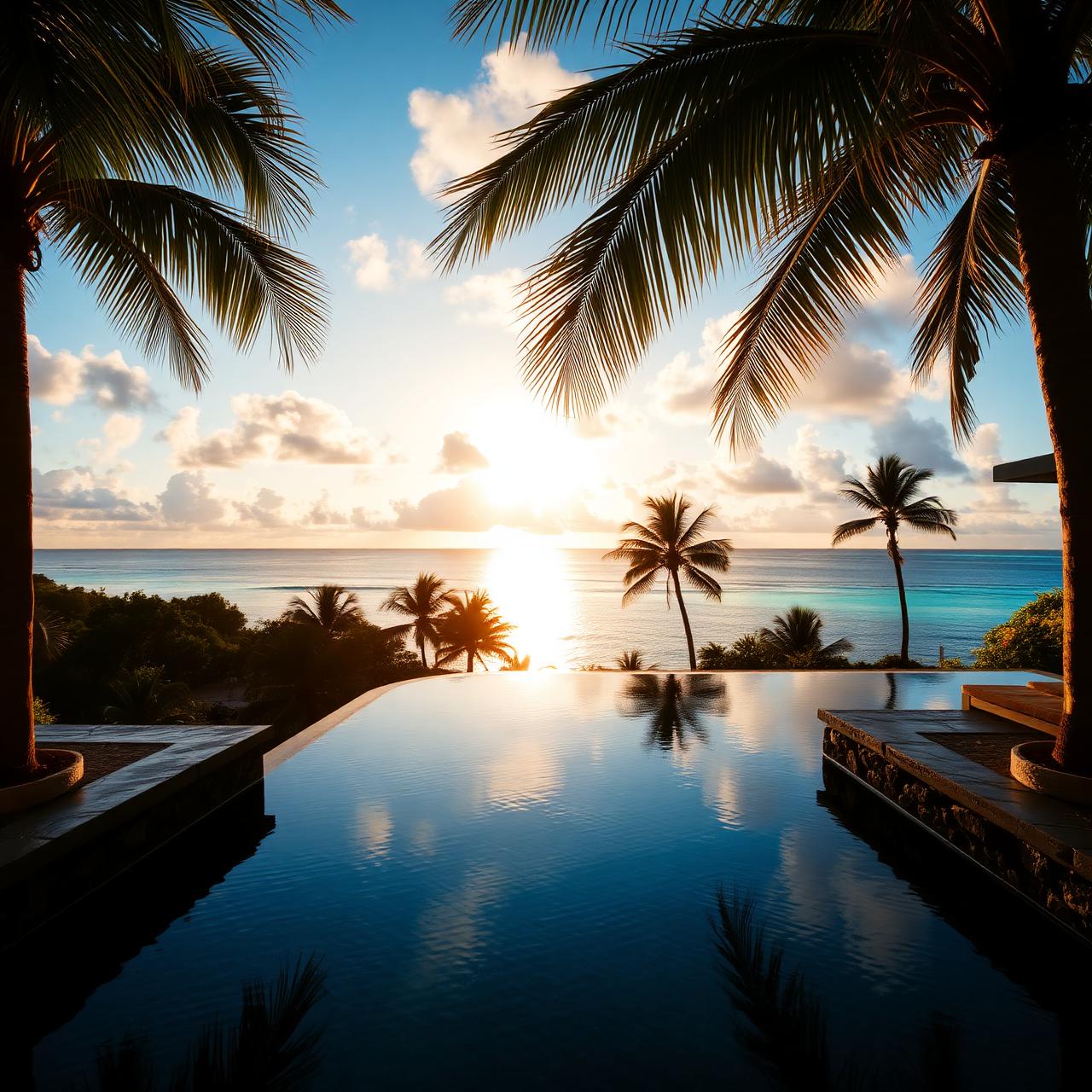 Terrasse & pool house